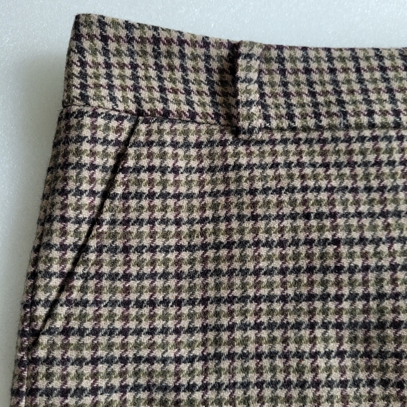 Y2K Juicy Couture Wool Houndstooth Mini Skirt Small - Picture 5 of 16